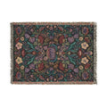 Vintage Floral Woven Blanket