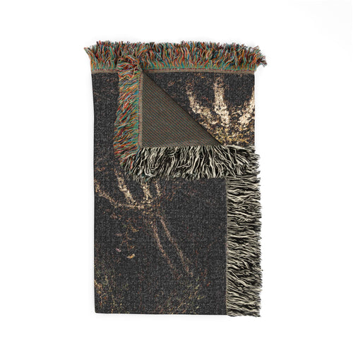Crawling Skeleton Woven Blanket