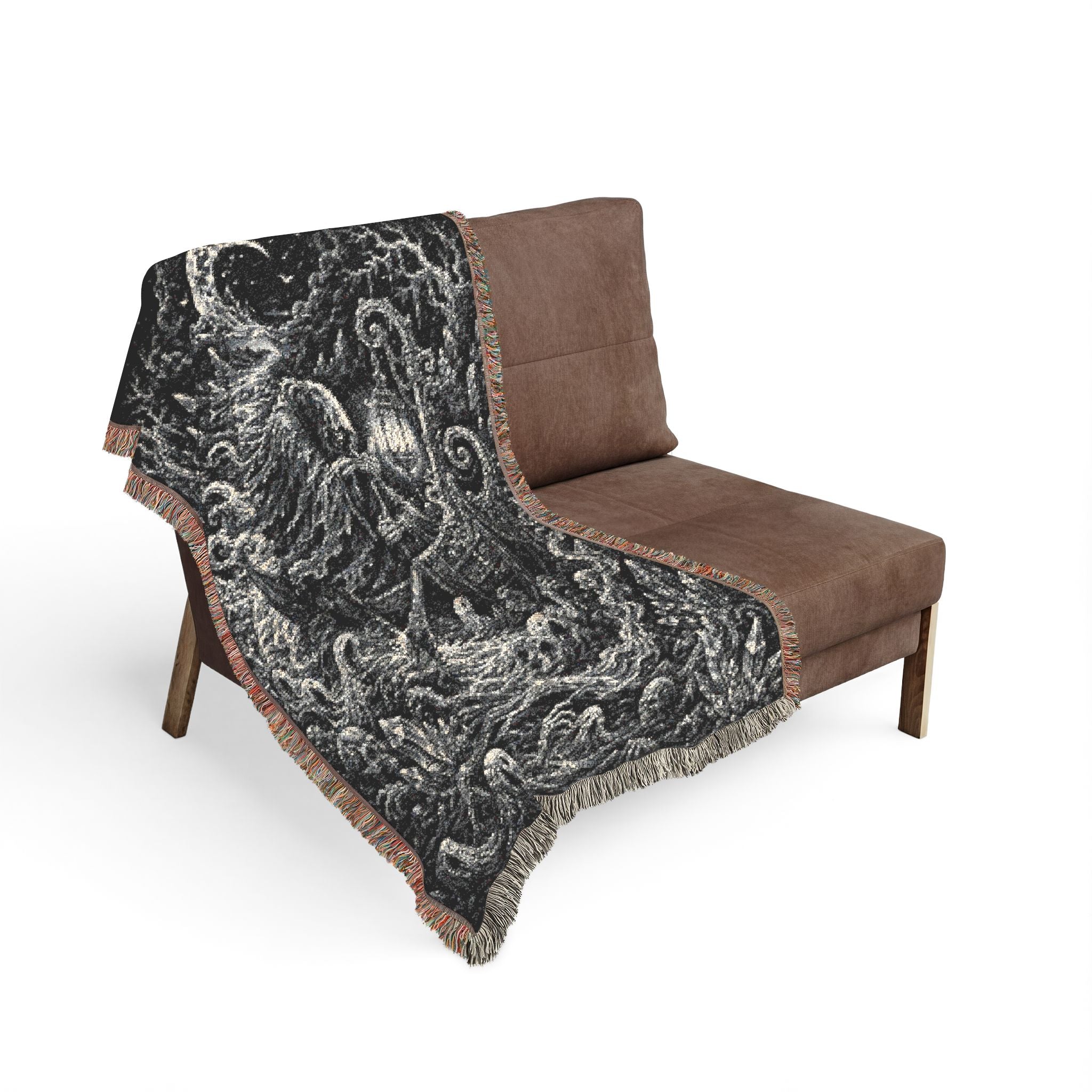 Haunted River Woven Blanket