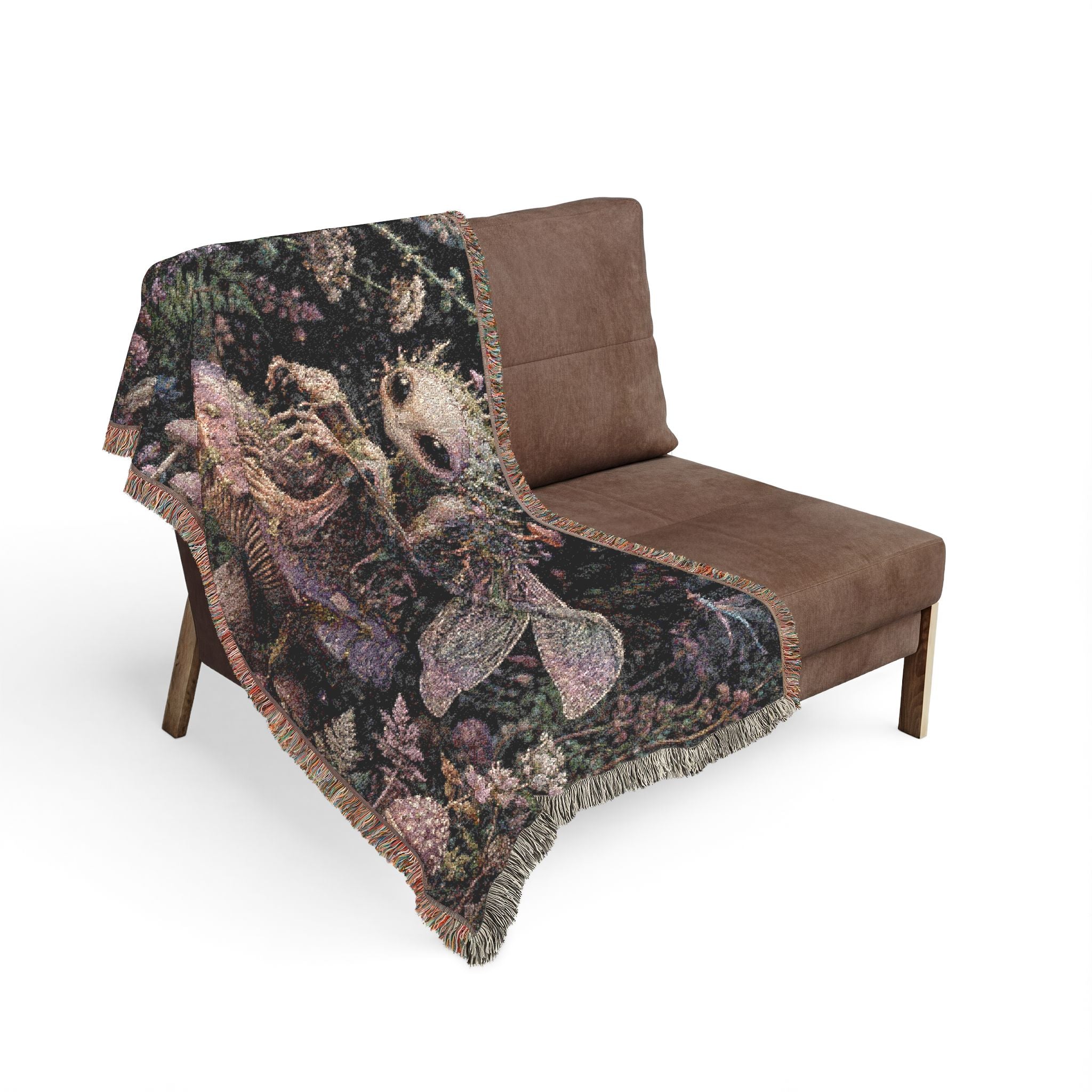Woven Blanket — Enchanted Forest Fairy Throw Blanket