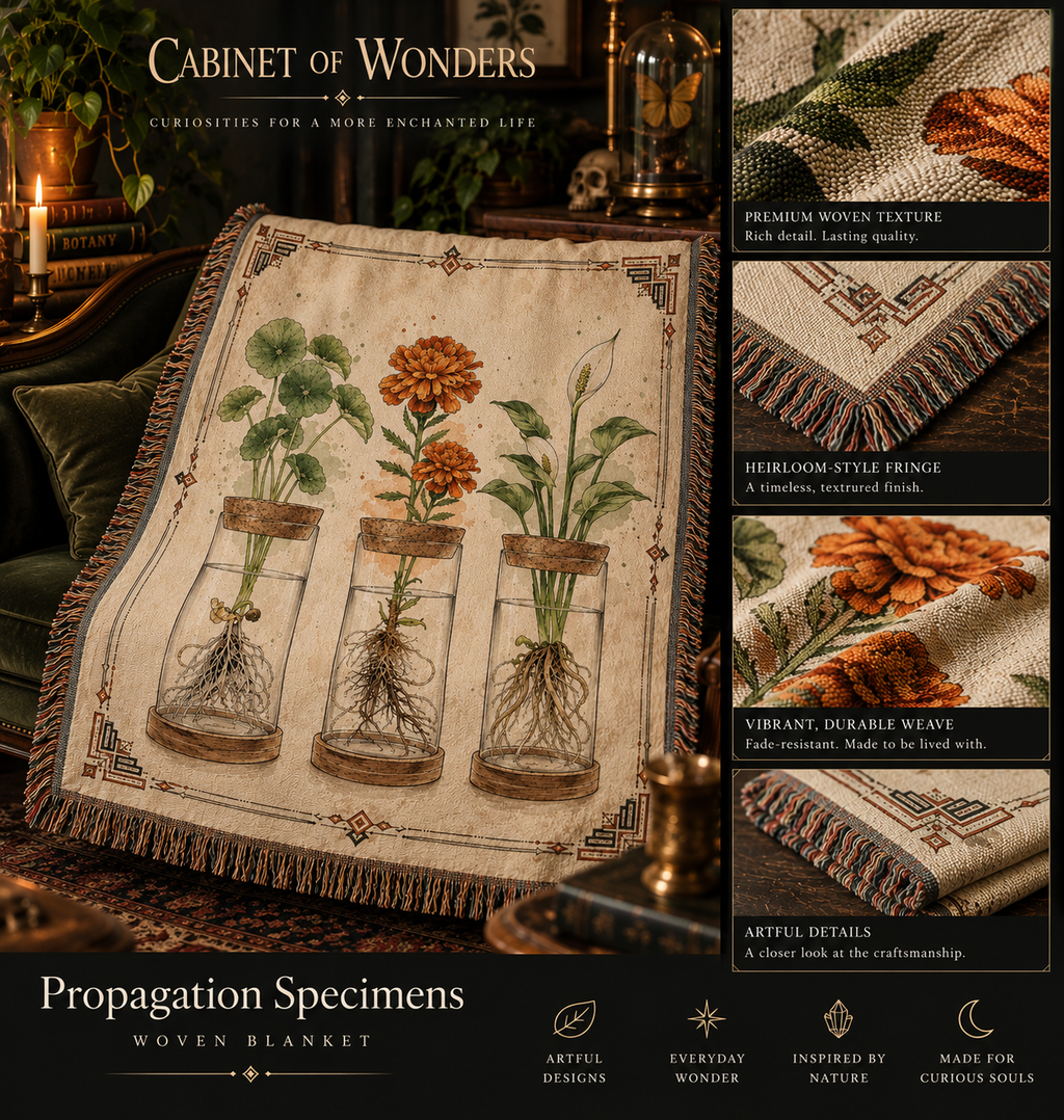 Root Study Woven Blanket