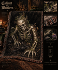 Crawling Skeleton Woven Blanket