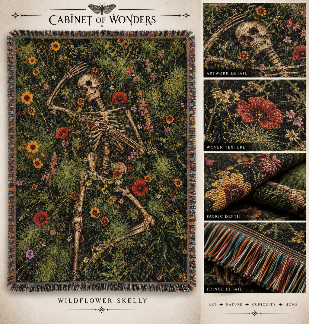 Wildflower Skeleton (Forgotten Garden Motif)