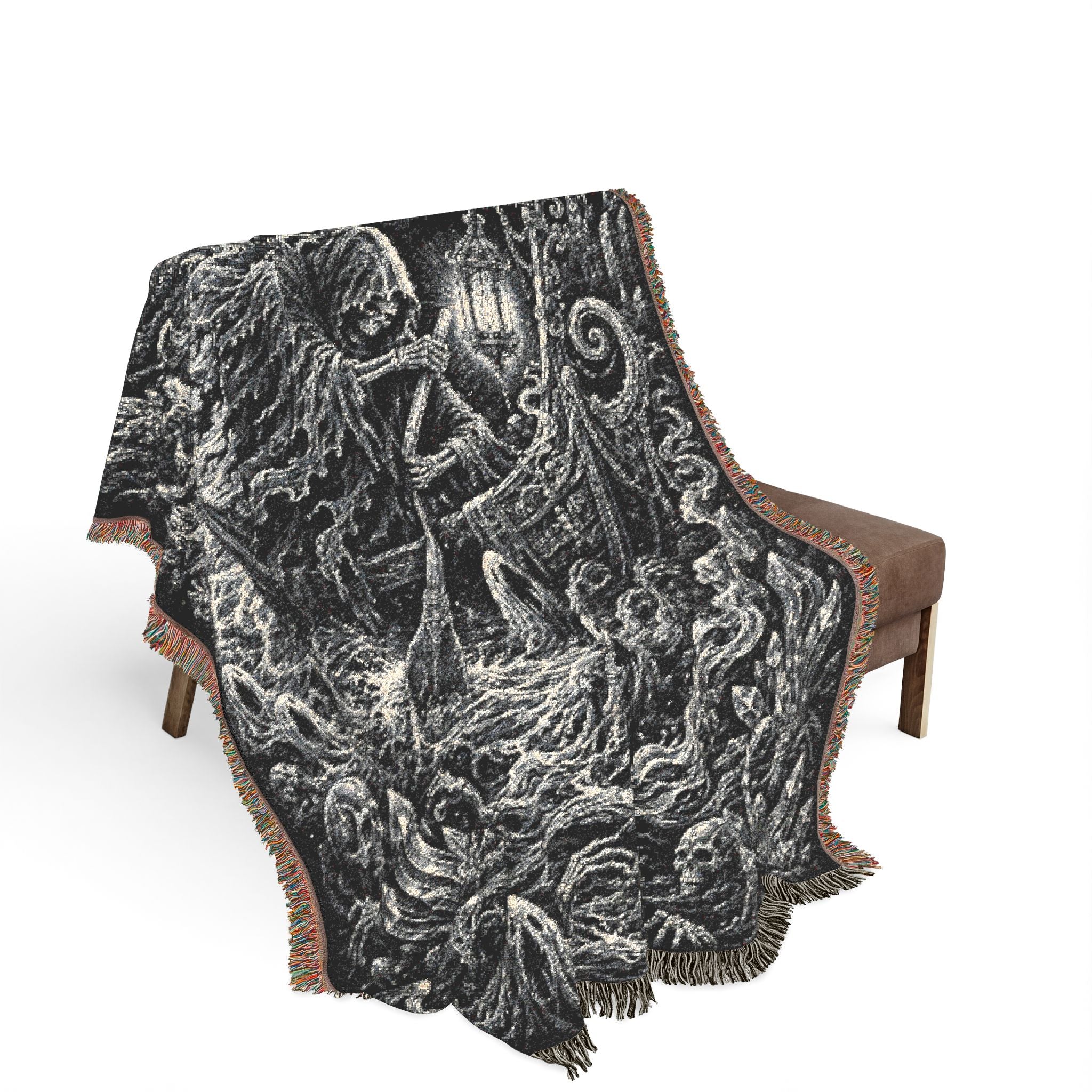 Haunted River Woven Blanket