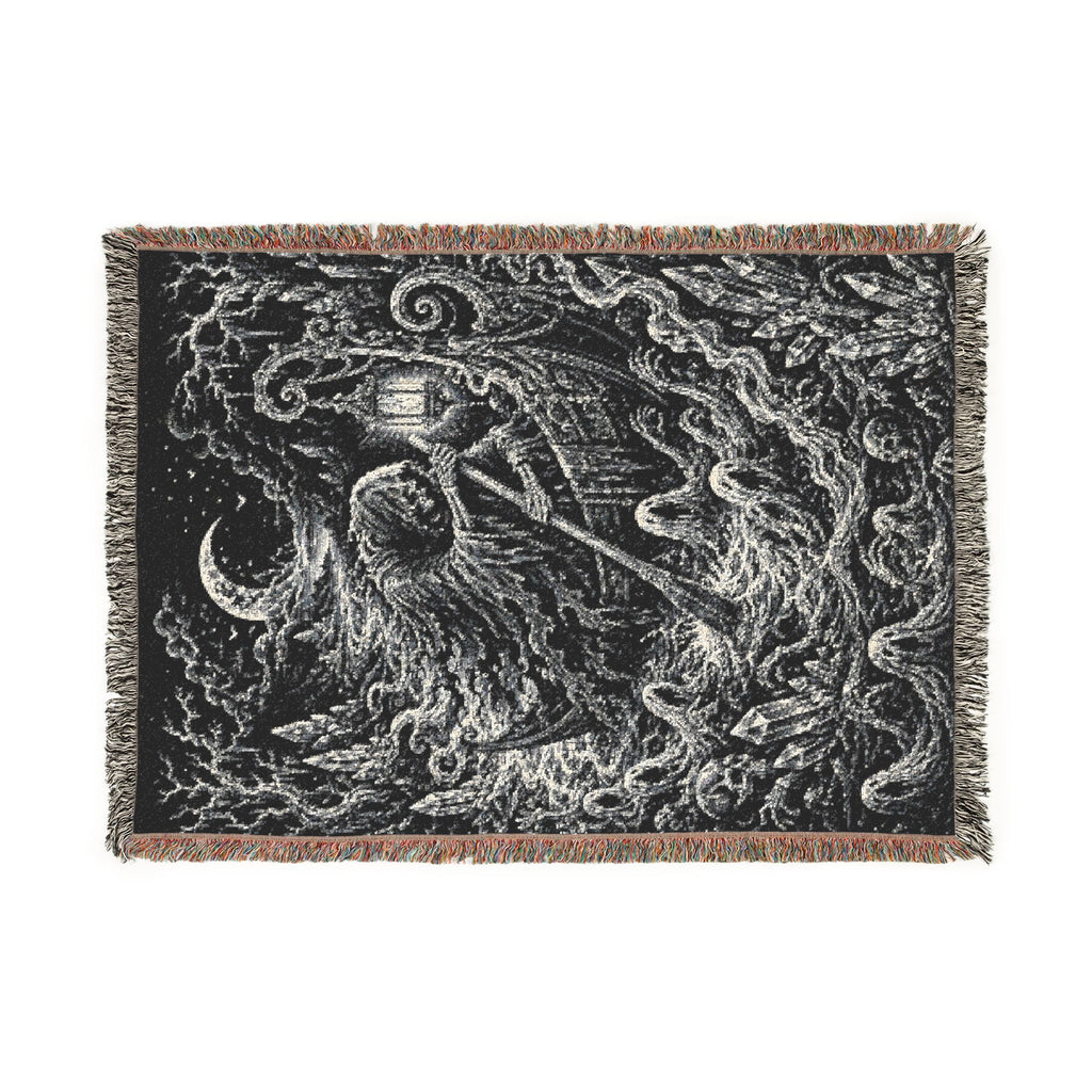 Haunted River Woven Blanket