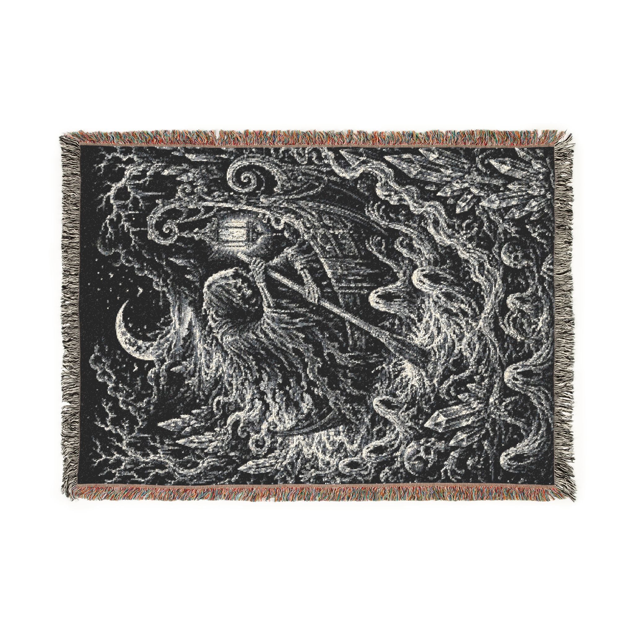 Haunted River Woven Blanket