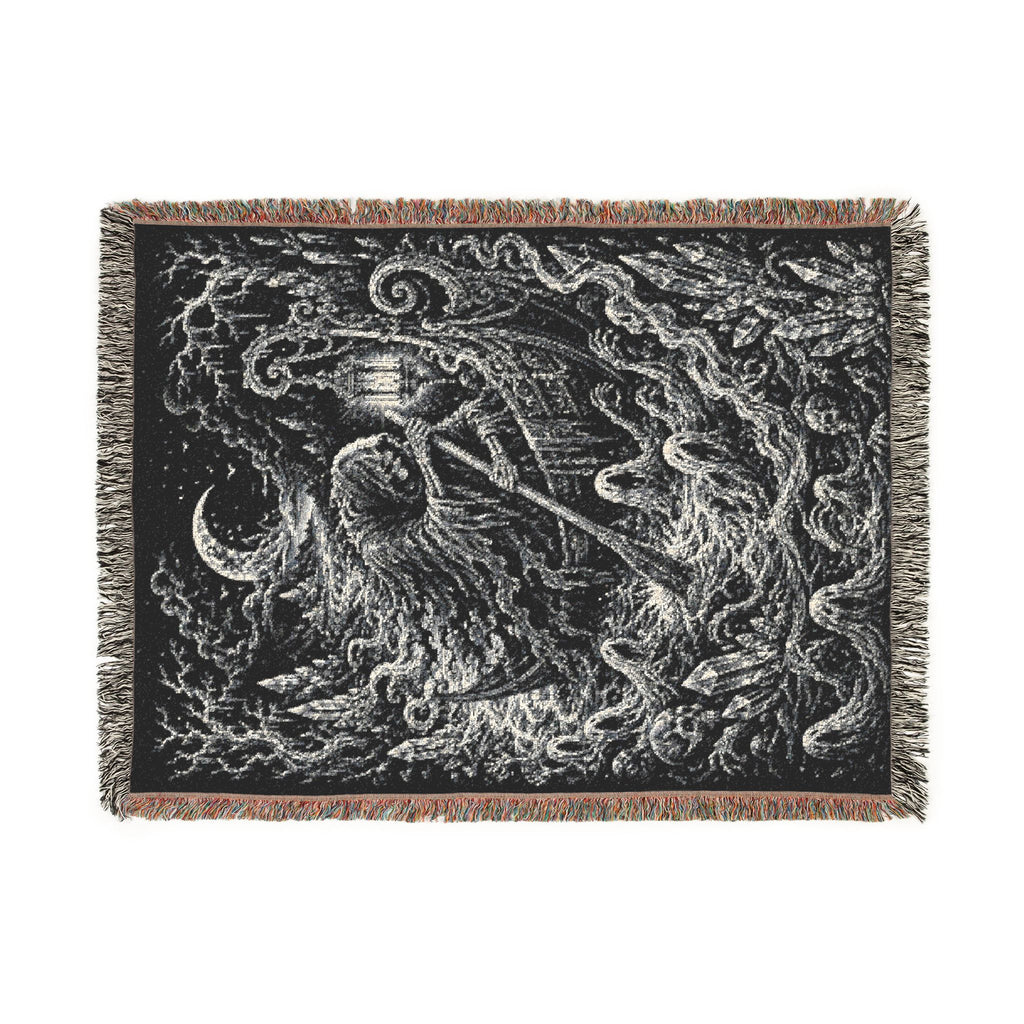 Haunted River Woven Blanket