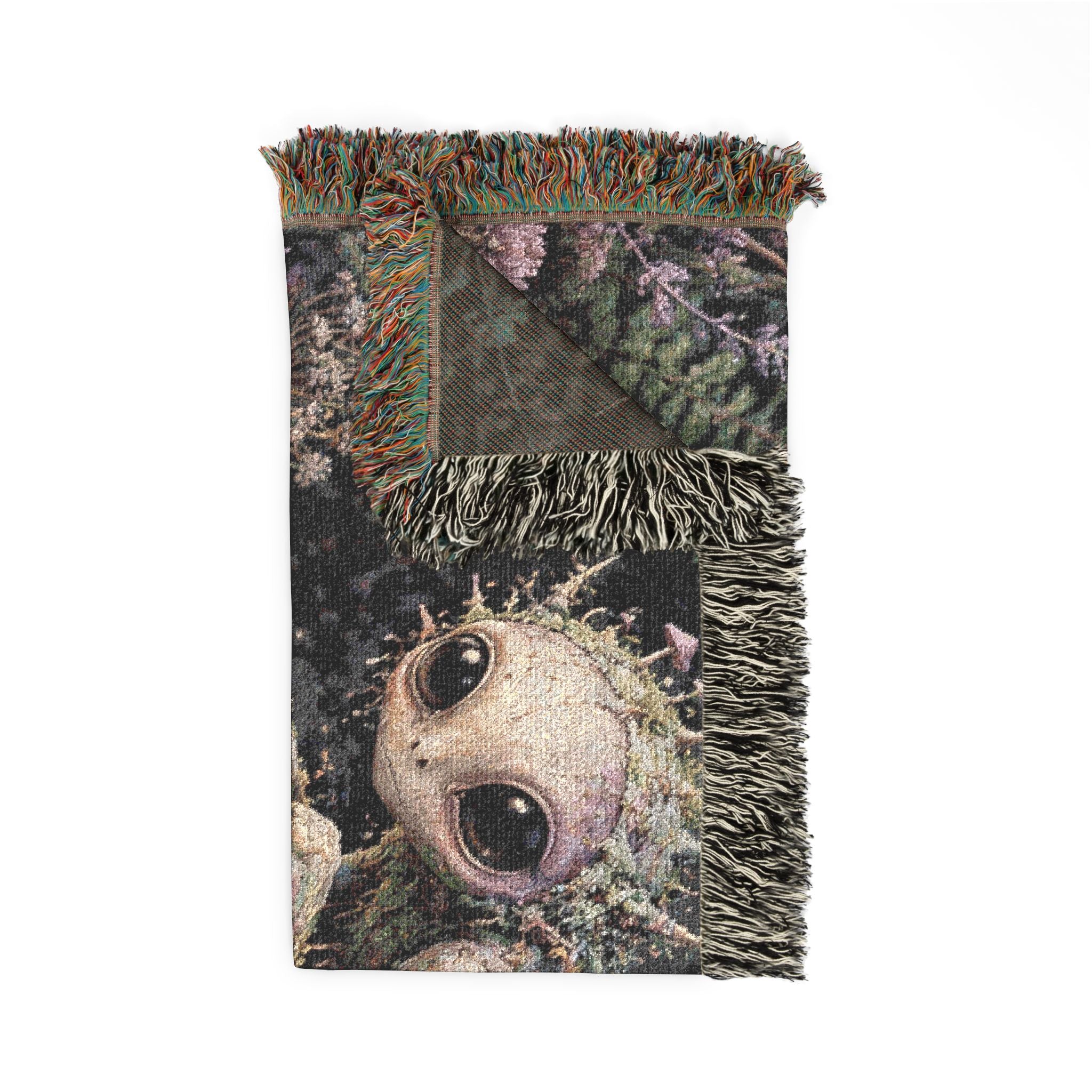 Woven Blanket — Enchanted Forest Fairy Throw Blanket