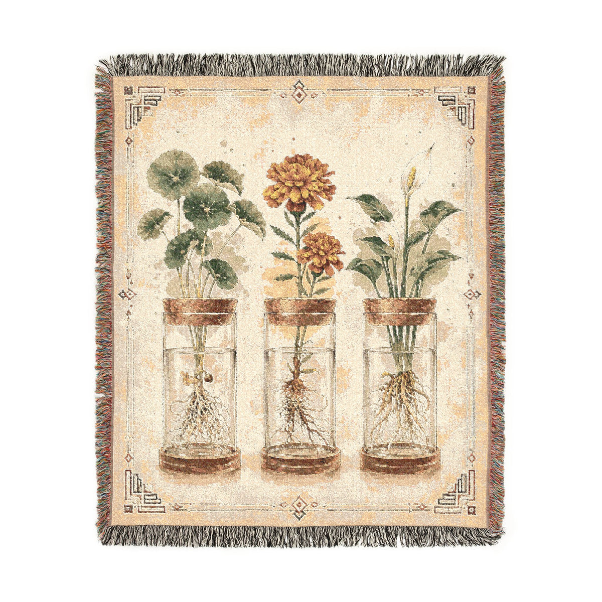 Root Study Woven Blanket