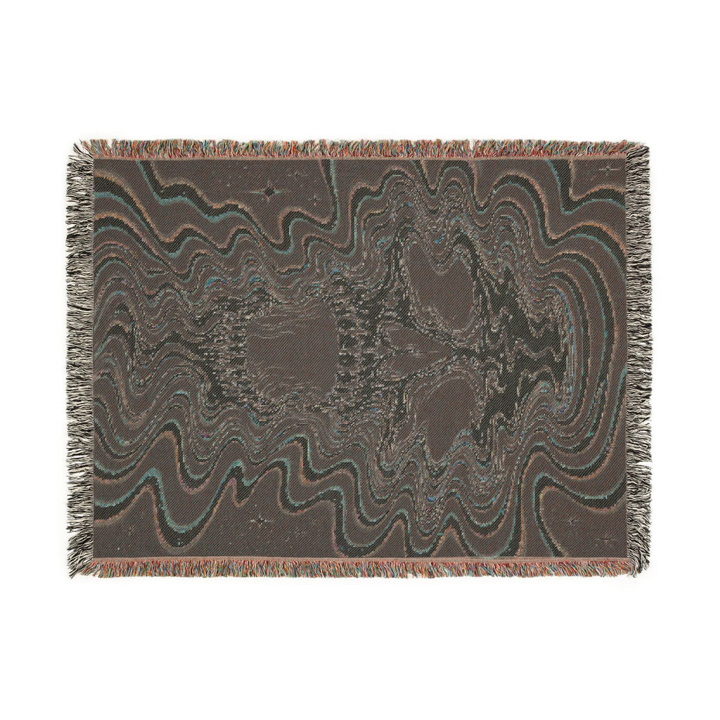Chromatic Skull Woven Blanket